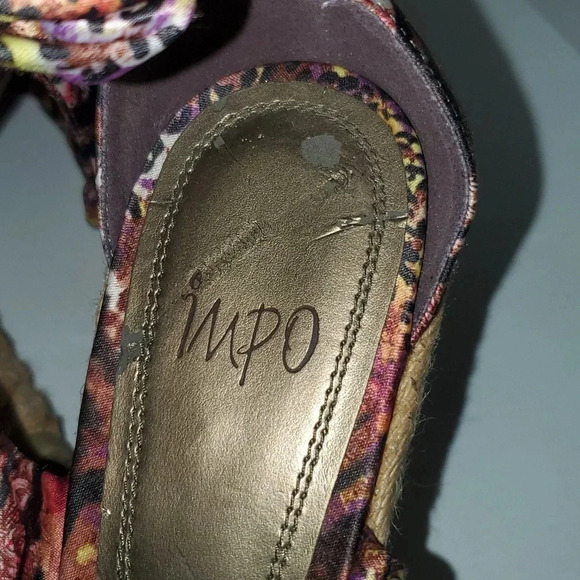 Impo Tipsy Wedge Strap Up Espadrilles Size 10M - Picture 13 of 15